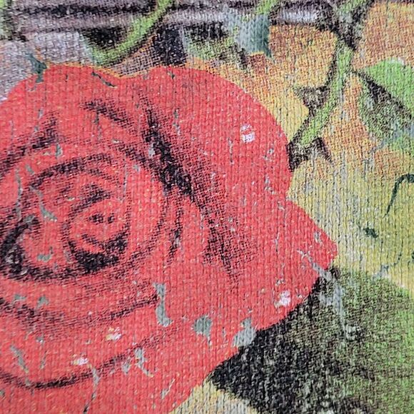 Guns-N-Roses Crop Sweatshirt Womens Large 22x20 Tie-Dye Boxy - Picture 11 of 12